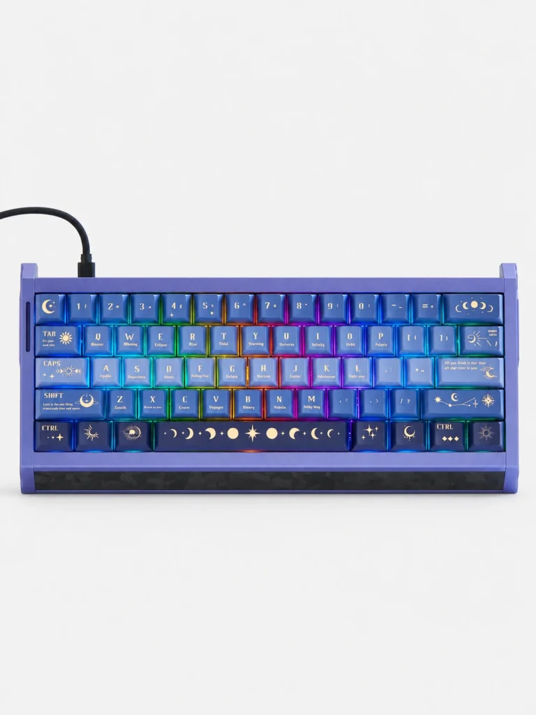 Aluminum Magnetic Switch Mechanical Keyboard GA61 – Sun, Moon and Stars