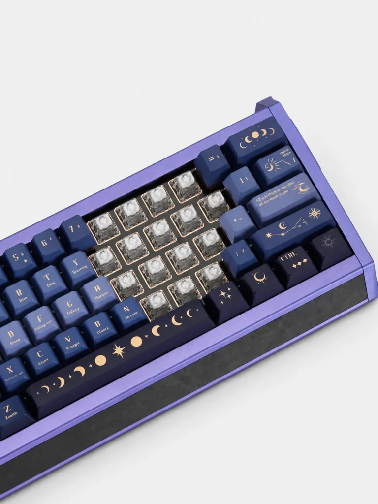 Aluminum Magnetic Switch Mechanical Keyboard GA61 – Sun, Moon and Stars