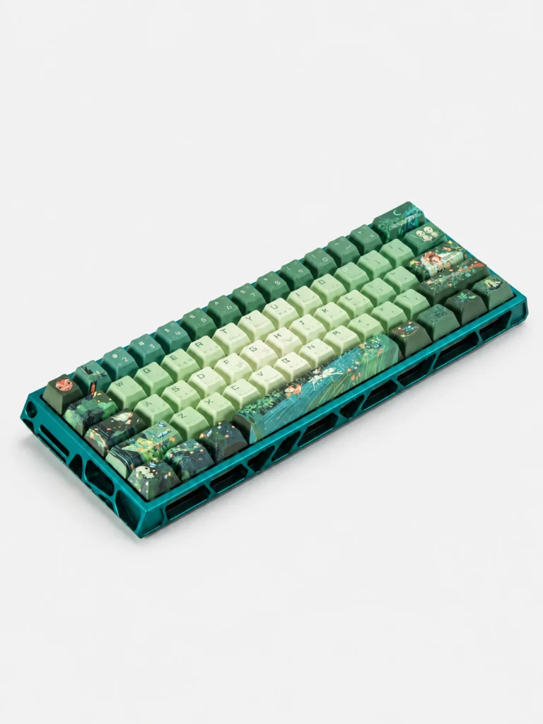 Aluminum Magnetic Switch Mechanical Keyboard GB61 – Green Sprite