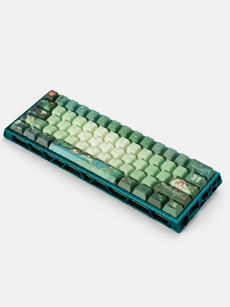 Aluminum Magnetic Switch Mechanical Keyboard GB61 – Green Sprite