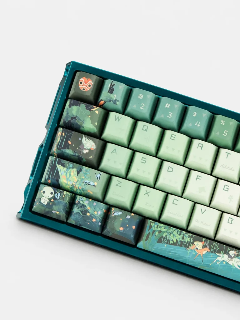 Aluminum Magnetic Switch Mechanical Keyboard GB61 – Green Sprite