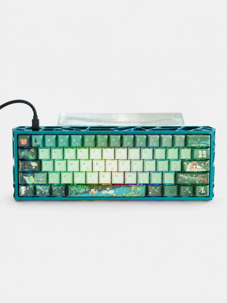 Aluminum Magnetic Switch Mechanical Keyboard GB61 – Green Sprite