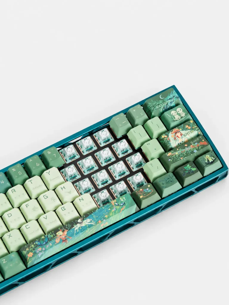 Aluminum Magnetic Switch Mechanical Keyboard GB61 – Green Sprite