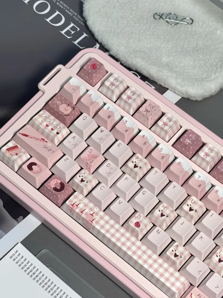 Pink Aesthetic Keycaps