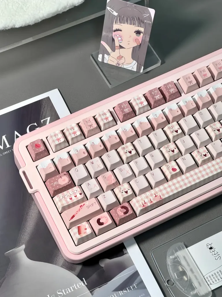 Pink Aesthetic Keycaps
