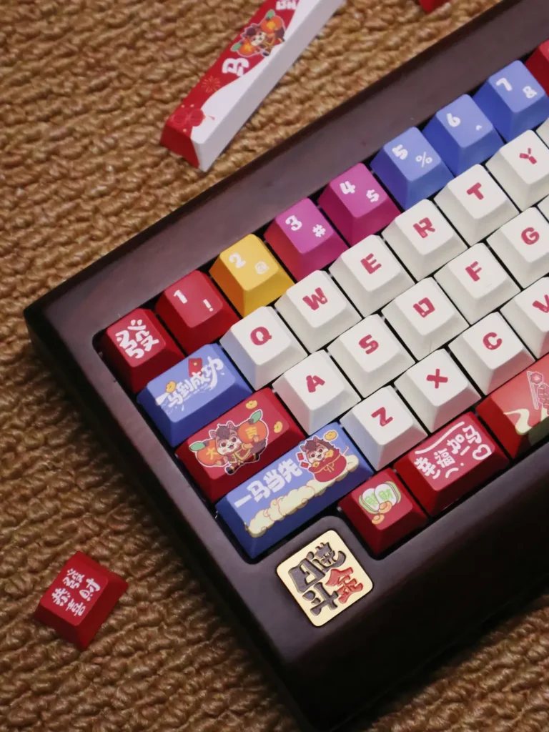 Chinese Fortune Talisman Keycaps