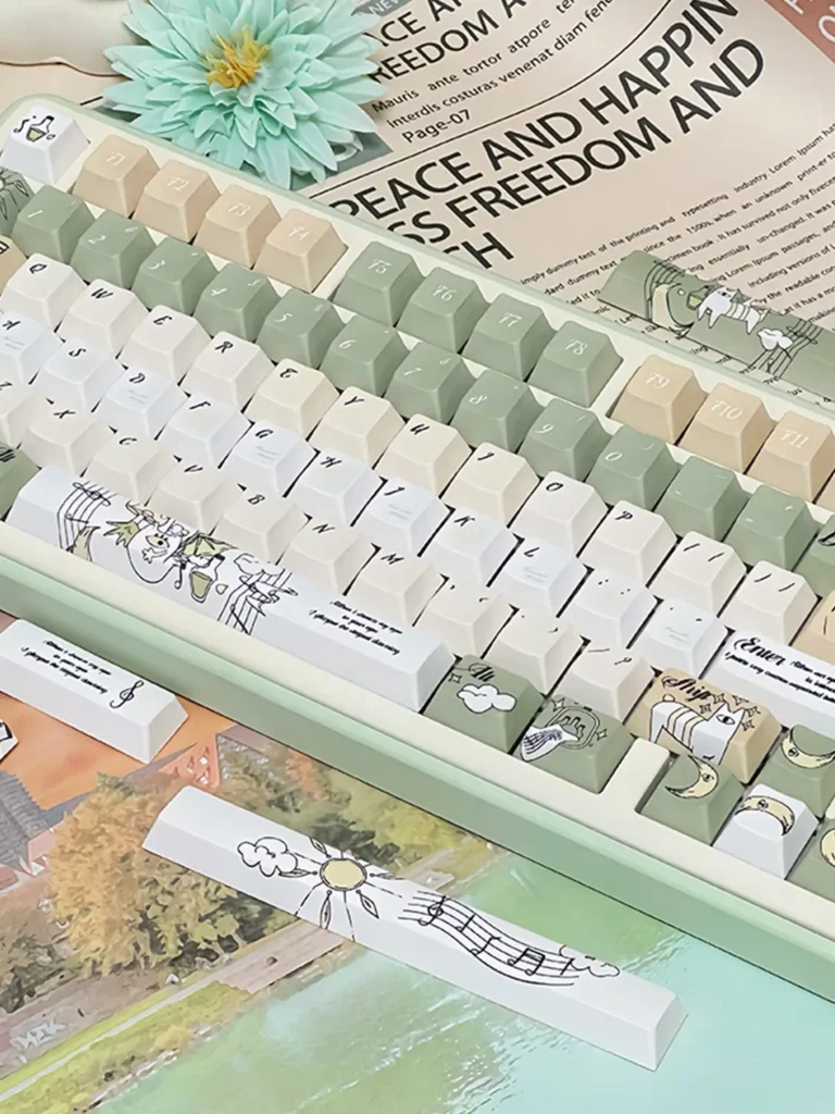 Emerald Magic Keycaps