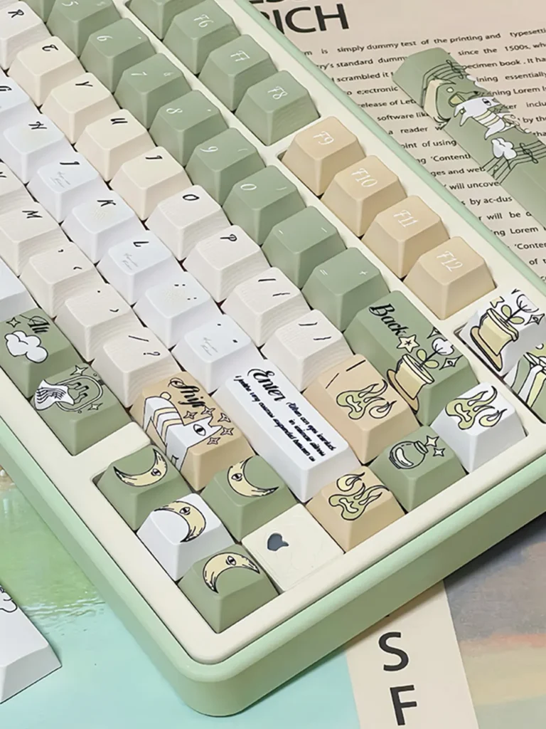Emerald Magic Keycaps