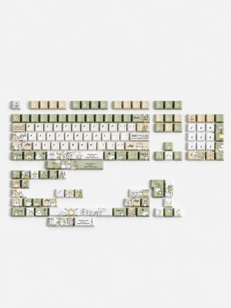 Emerald Magic Keycaps
