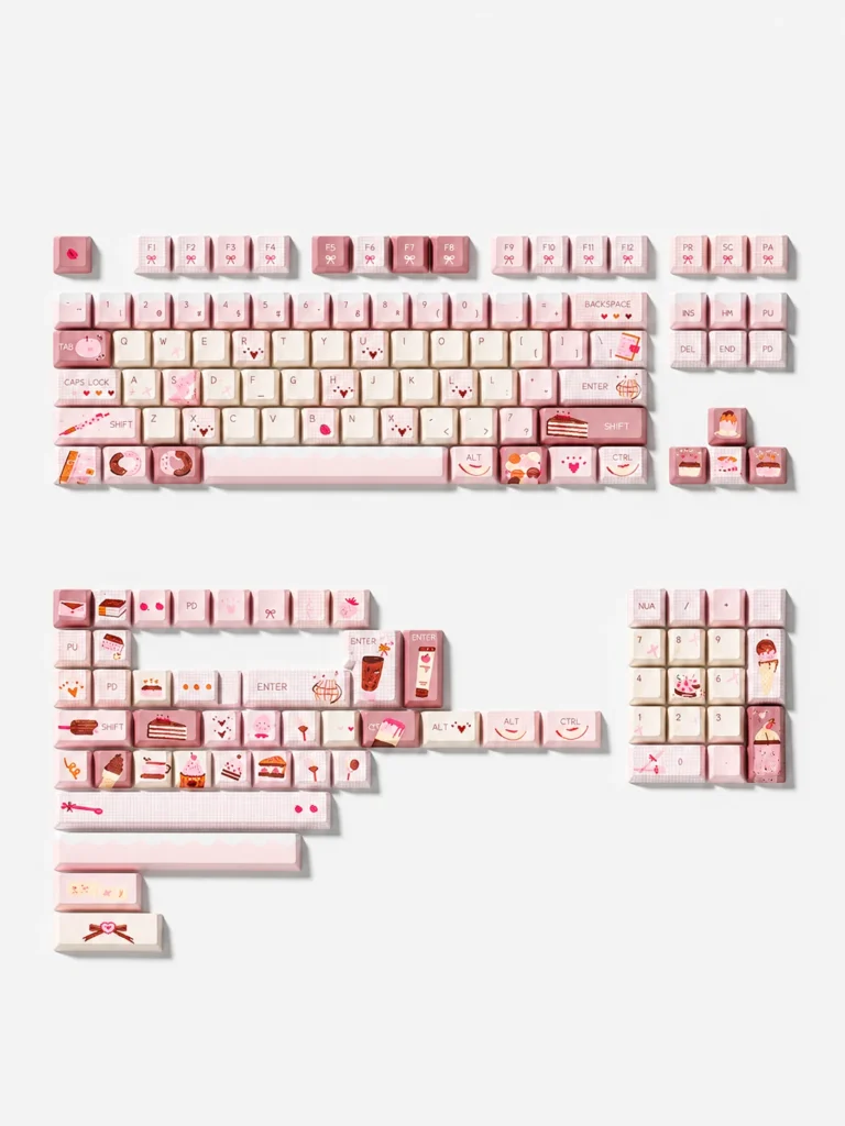 Pink Aesthetic Keycaps