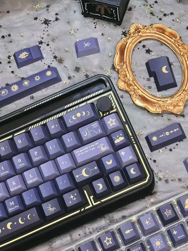 Sun, Moon and Stars Keycaps