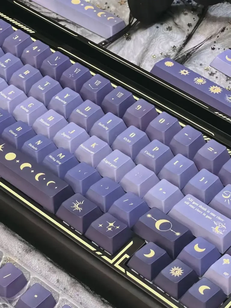Sun, Moon and Stars Keycaps