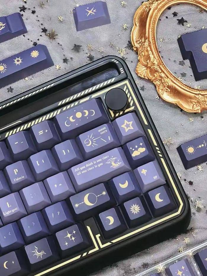 Sun, Moon and Stars Keycaps